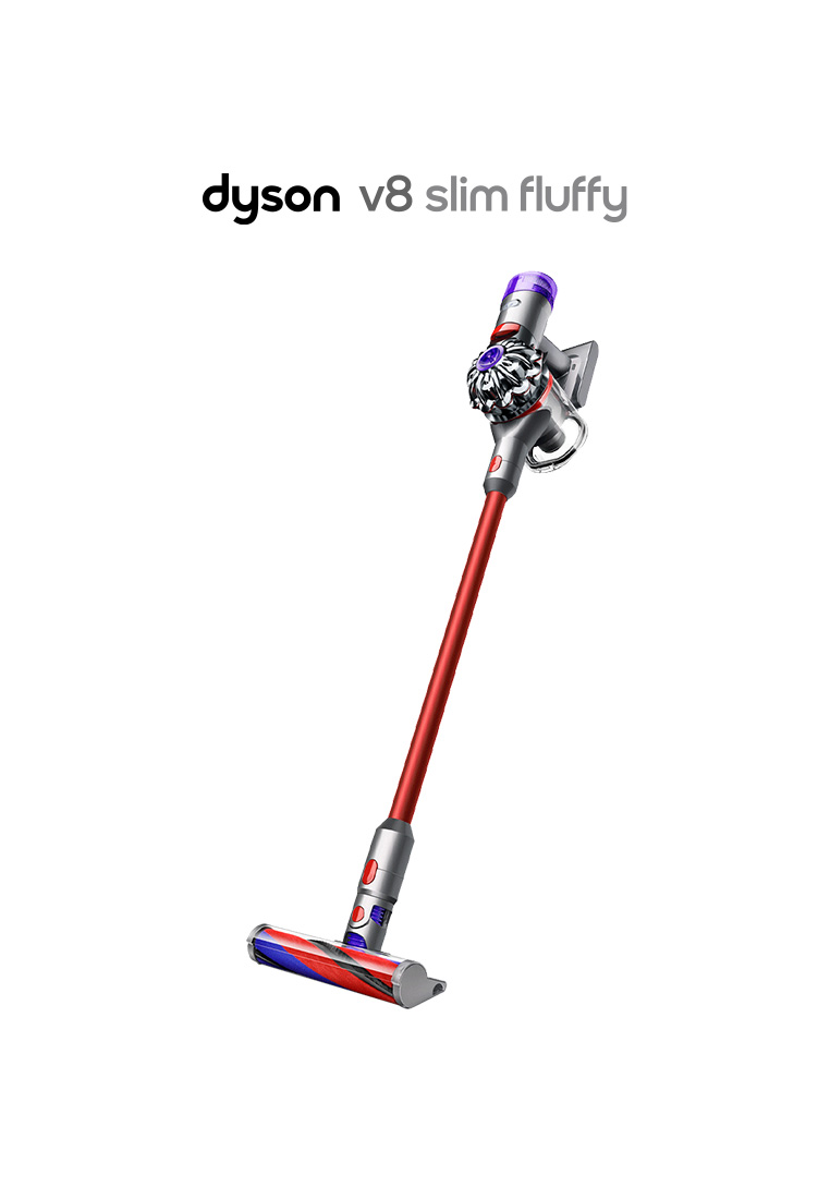 Dyson V8 Slim Fluffy ™ Cordless Vacuum Cleaner | 4-in-1 with dock | 40 Mins Runtime | Soft Roller Head