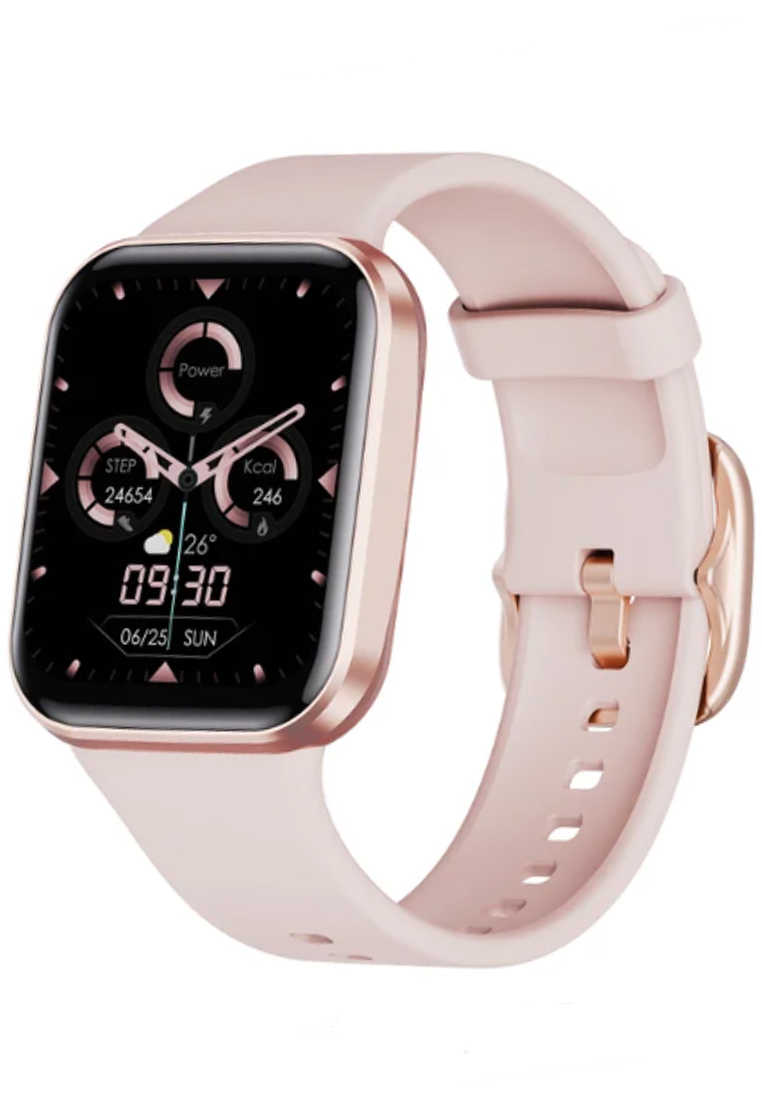 EGLANTINE His and Hers - 2 IOS/Android SmartWatches + 2 pieces of 5s MINI PRO Wireless Earphones (1 Black & 1 White)