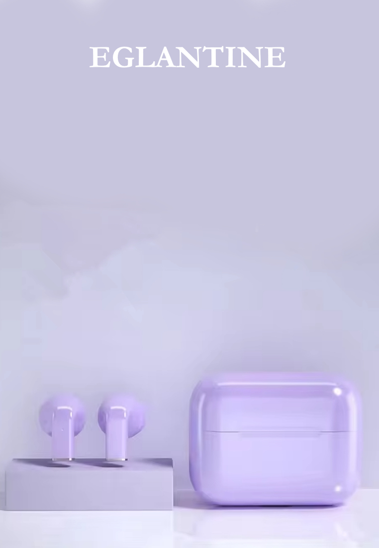 EGLANTINE 5S PRO Mini Wireless Earbuds - TWS (True Wireless Stereo) - Purple