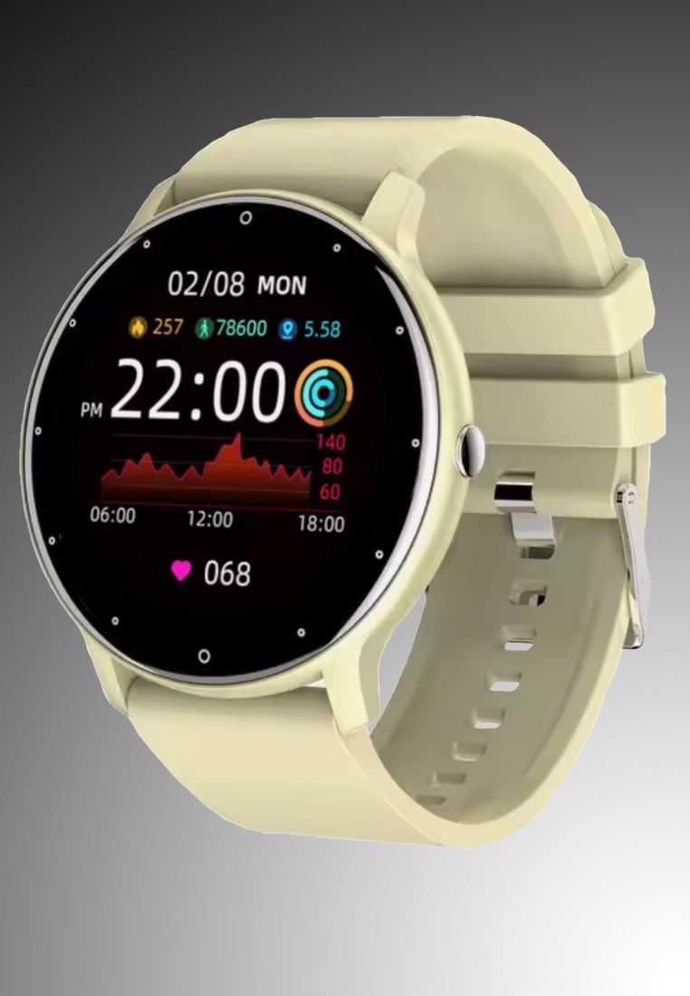 EGLANTINE Ladies Smart Watch - with 2 Easy to Exchange Silicon Straps