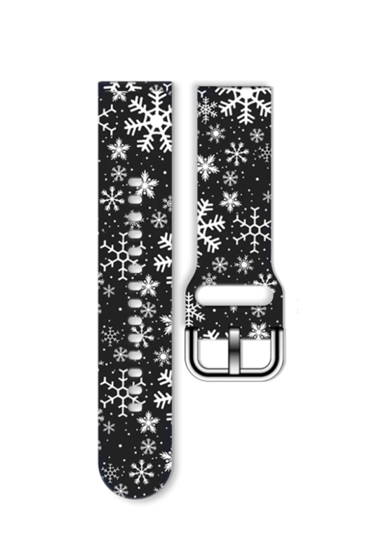 EGLANTINE Chinese New Year Special limited series IOS/Android Black SmartWatch with 2 Rubber Straps