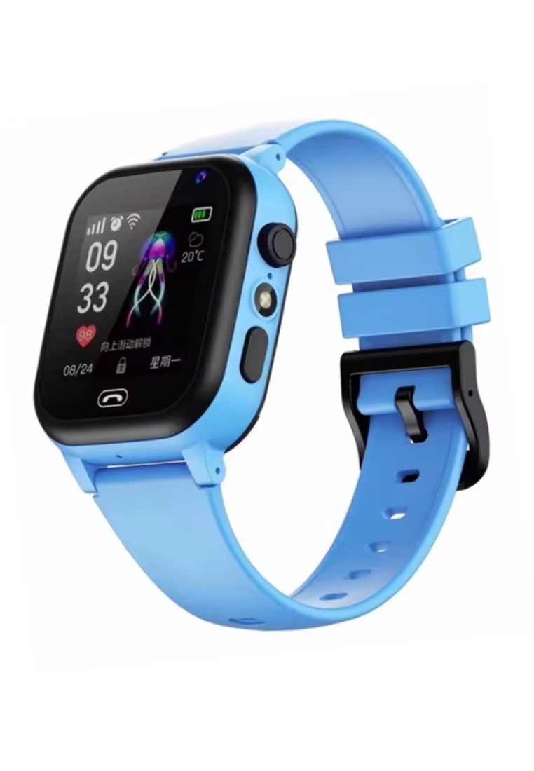 EGLANTINE 4G Kids/Teenagers Smartwatch - Sim Card Calls - GPS Location Tracking - SOS Button - Camera - IOS / Android - IP67 Waterproof
