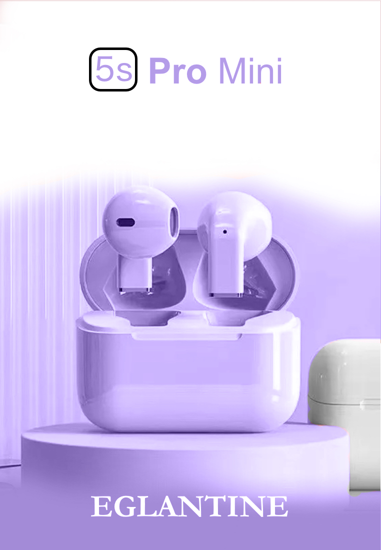 EGLANTINE Value Deal - 5s PRO MINI TWS wireless earphones + KTV Machine with two microphones