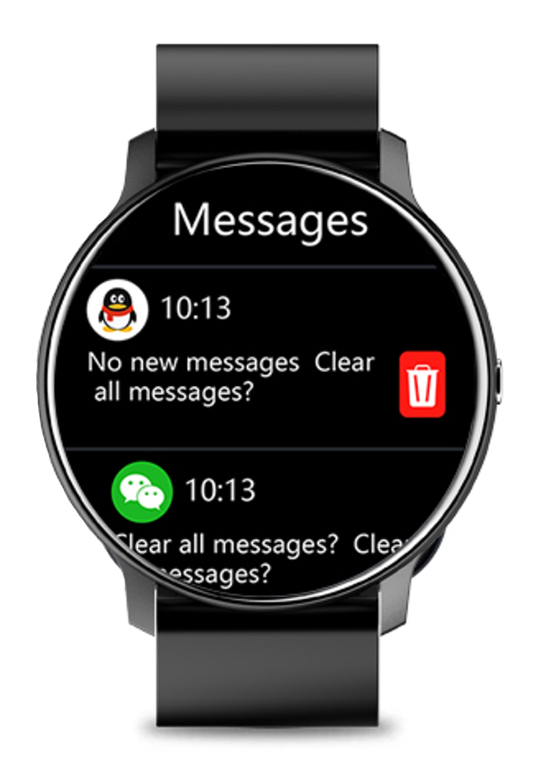 EGLANTINE Unisex Smart Watch - Silicon Strap