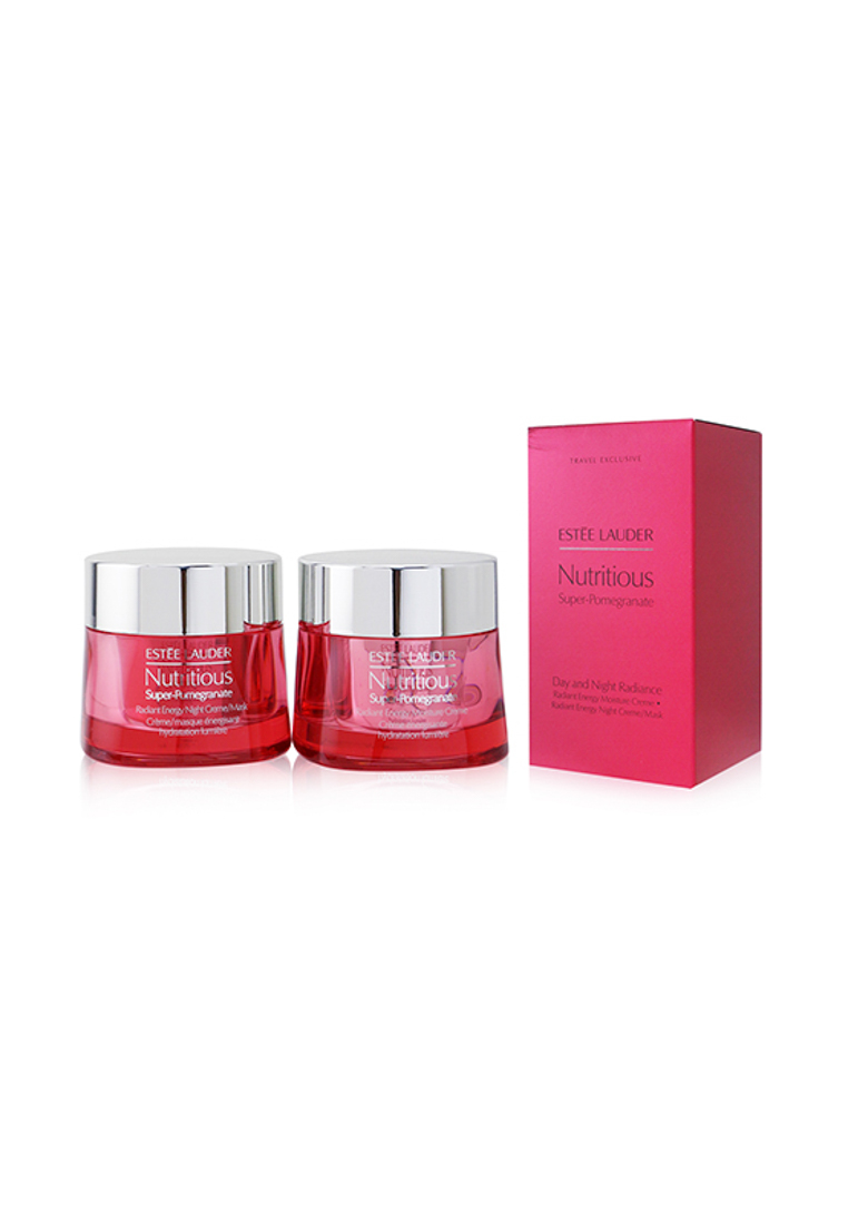 Estée Lauder Estee Lauder - Nutritious Super-Pomegranate Day & Night Radiance Set: Moisture Creme 50ml+ Night Creme/Mask 50ml 2pcs