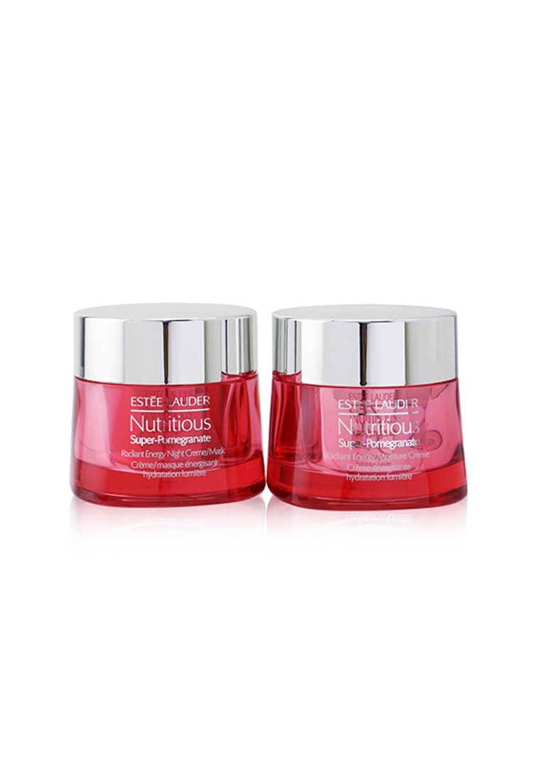 Estée Lauder Estee Lauder - Nutritious Super-Pomegranate Day & Night Radiance Set: Moisture Creme 50ml+ Night Creme/Mask 50ml 2pcs