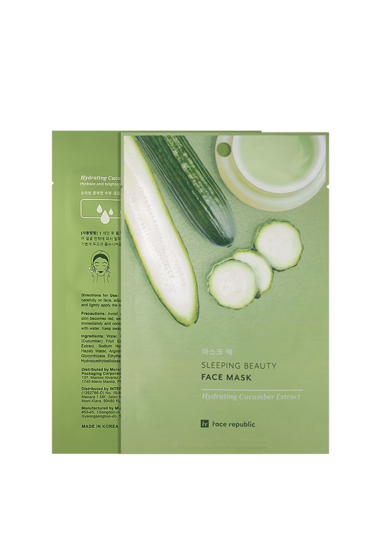 Face Republic Hydrating Cucumber Extract 10pcs