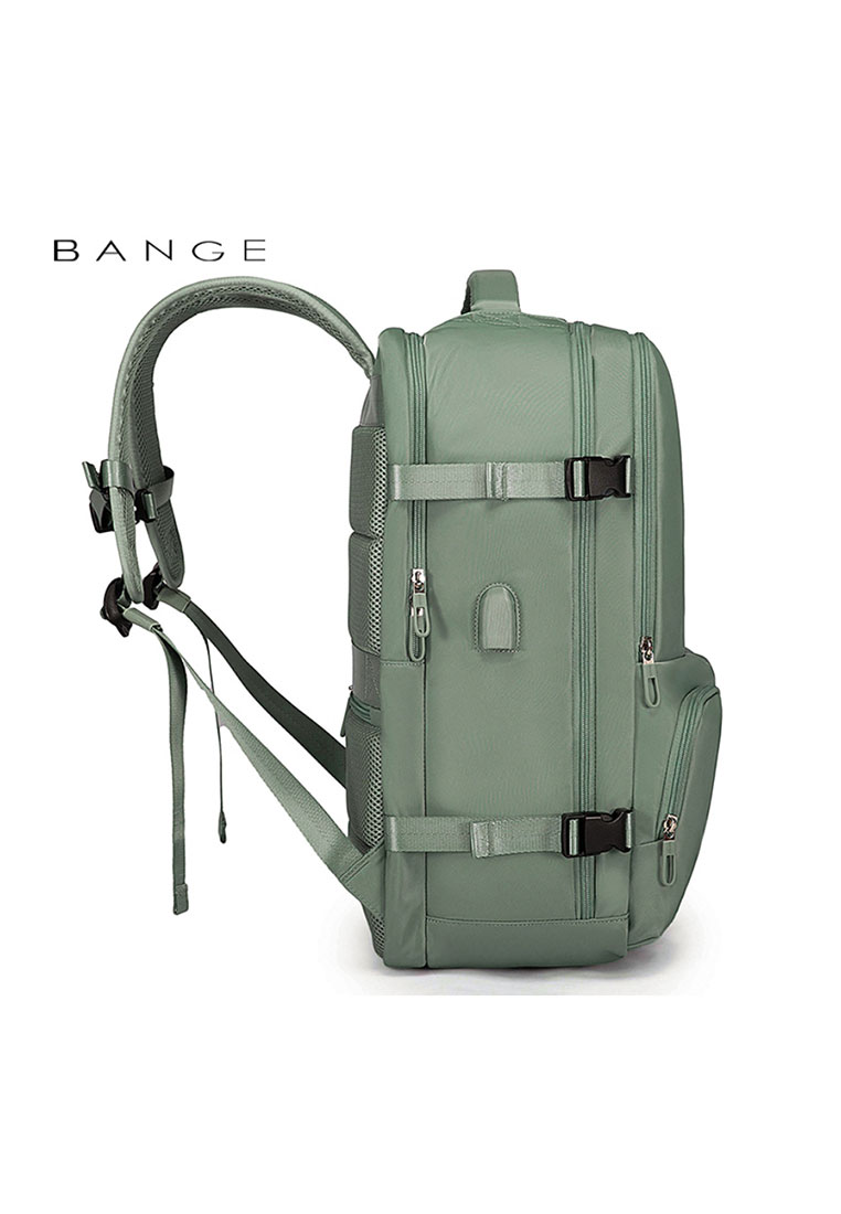 Fashion by Latest Gadget Bange 1800 Oxford Overnight Backpack With USB 46x31.5x20cm – Black