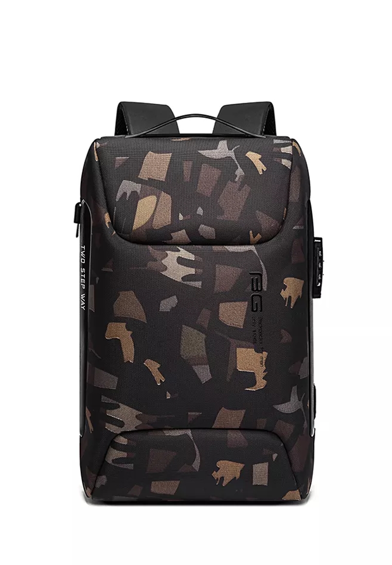 Fashion by Latest Gadget BANGE Polyester Fiber Waterproof Usb Backpack 30x47x16cm – Camouflage