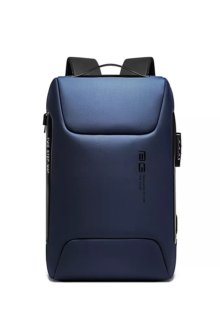 Fashion by Latest Gadget BANGE Polyester Fiber Waterproof Usb Backpack 30x47x16cm – Blue