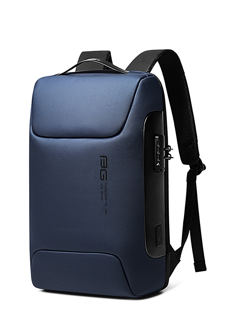 Fashion by Latest Gadget BANGE Polyester Fiber Waterproof Usb Backpack 30x47x16cm – Blue