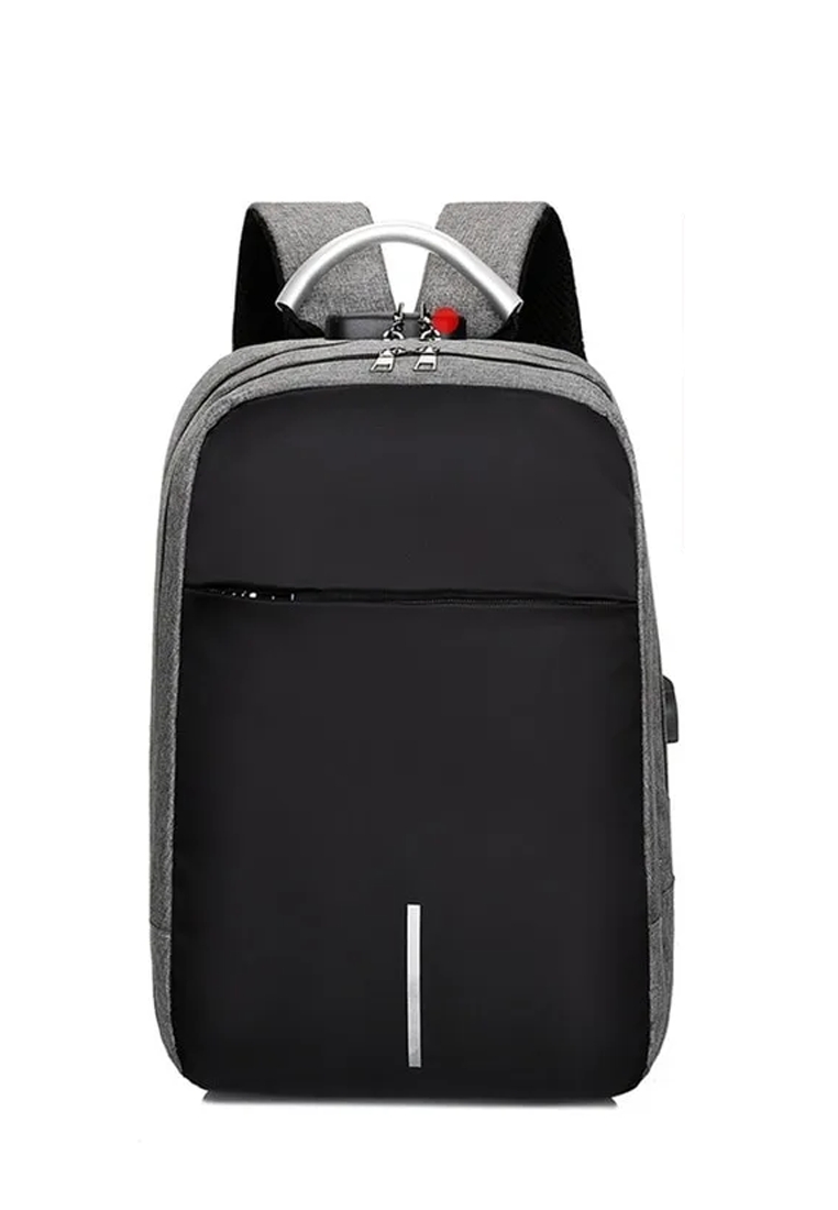 Fashion by Latest Gadget DTBG D002 Anti Theft Multifunctional Backpack With USB Port Ad Combination Lock – Gray