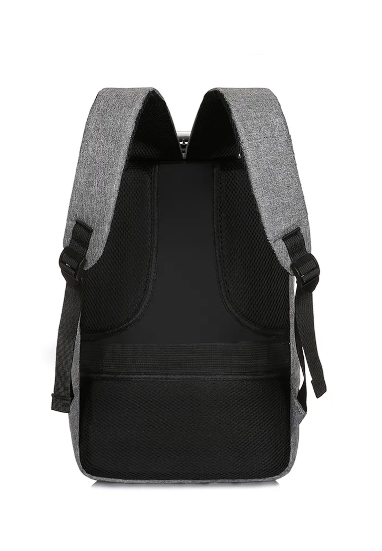 Fashion by Latest Gadget DTBG D002 Anti Theft Multifunctional Backpack With USB Port Ad Combination Lock – Gray