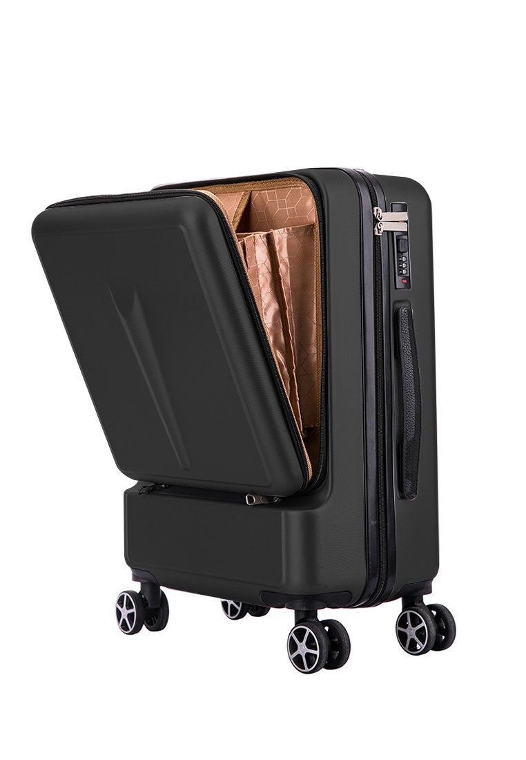 Fashion by Latest Gadget 20 Inch Trolley With Front Laptop Pocket And TSA Lock