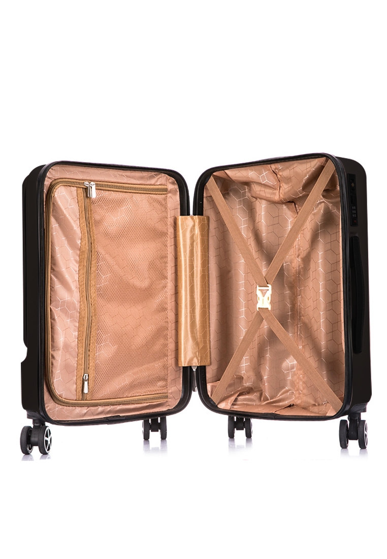 Fashion by Latest Gadget 20 Inch Trolley With Front Laptop Pocket And TSA Lock