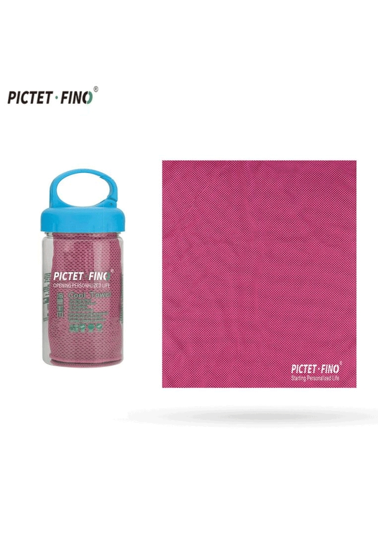 Fashion by Latest Gadget Pictet-Fino RH24 Workout Cold Towel 30cmx90cm – Pink