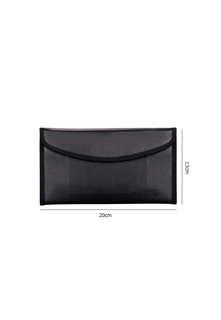 Fashion by Latest Gadget Fireproof Waterproof Envelope 20x13cm - Black