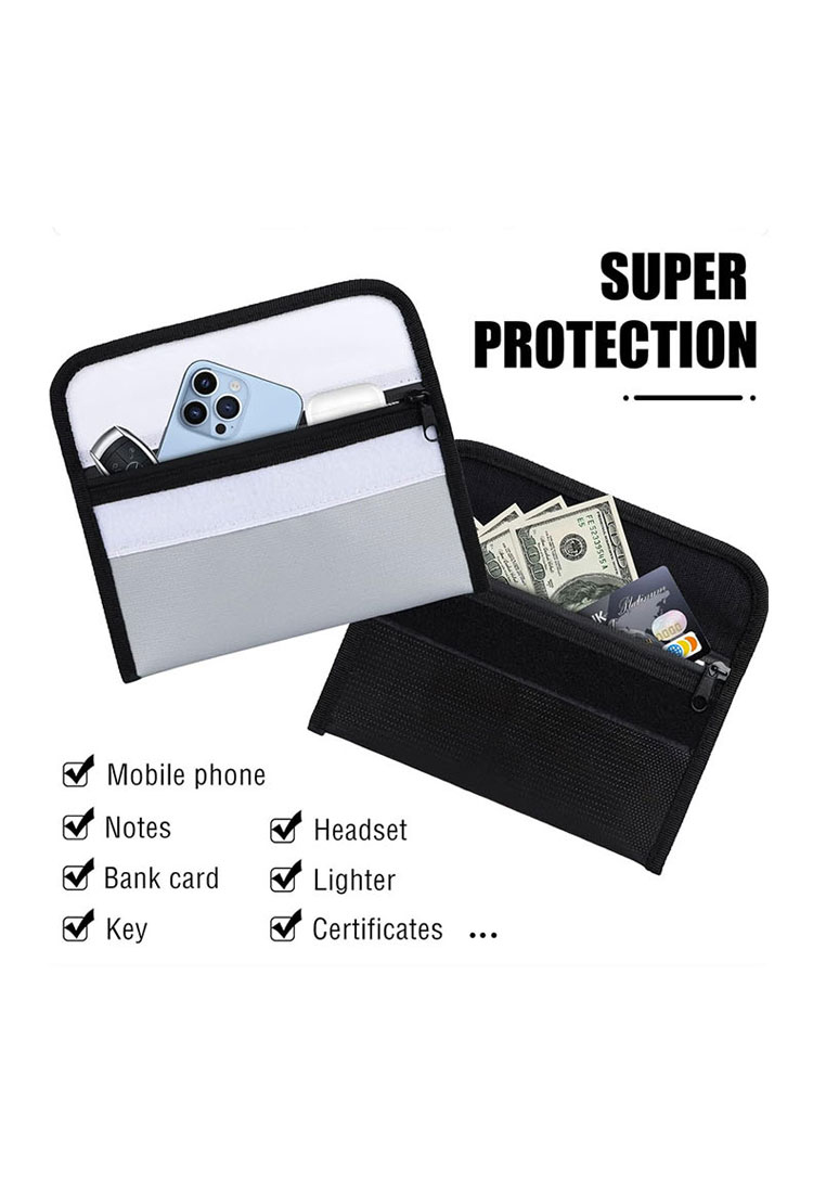 Fashion by Latest Gadget Fireproof Waterproof Envelope 20x13cm - Black