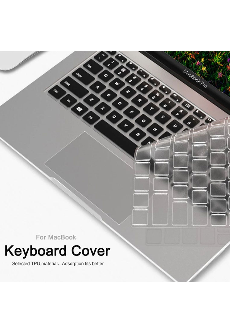 Fashion by Latest Gadget Crystal Guard Soft Silicone Keyboard Case Cover for Apple Macbook Air 11 – Transparent