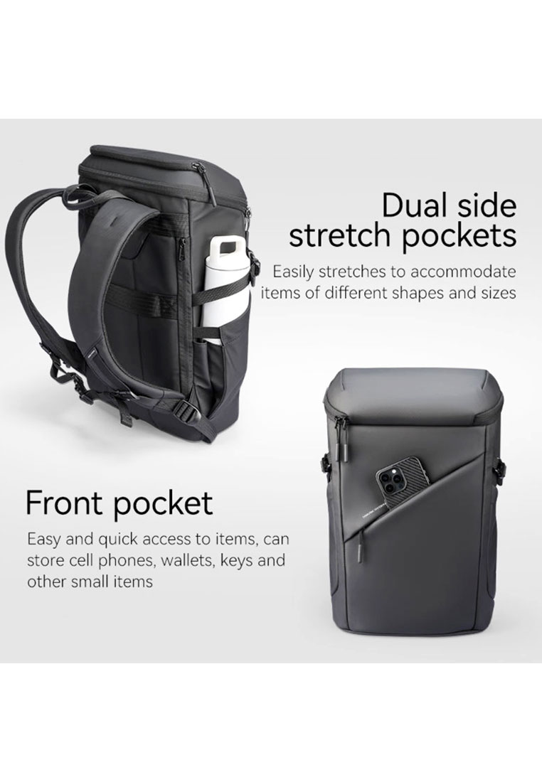 Fashion by Latest Gadget Mark Ryden 6886 Backpack With USB Charger 31x47x15cm - Gray