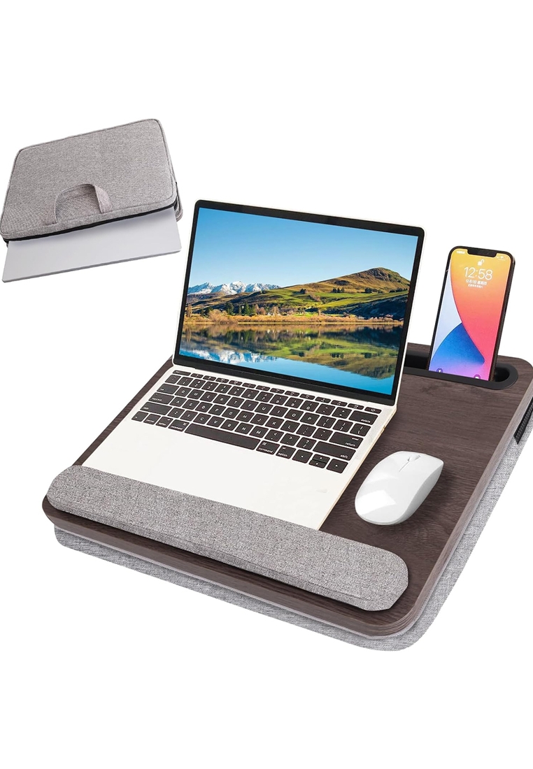 Fashion by Latest Gadget Portable Laptop Lamp Desks Bed Table 2 in 1 With Laptop Bag