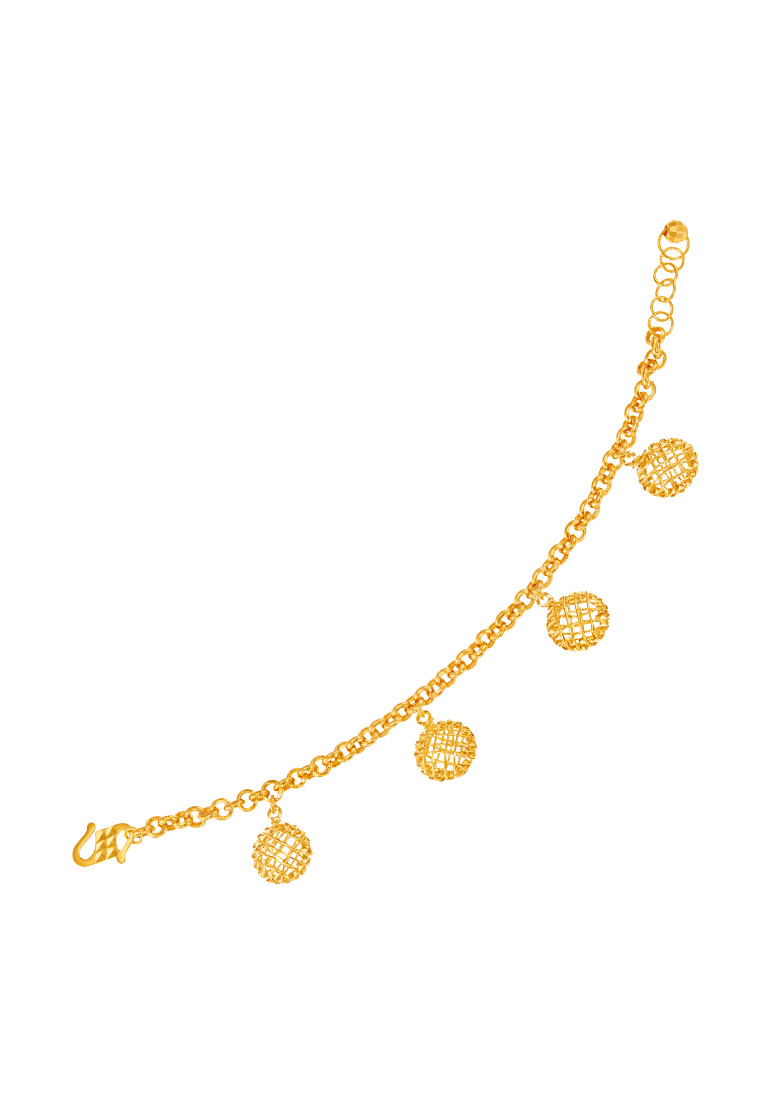 HABIB 916/22K Yellow Gold Bracelet (for baby) TWSK-021224