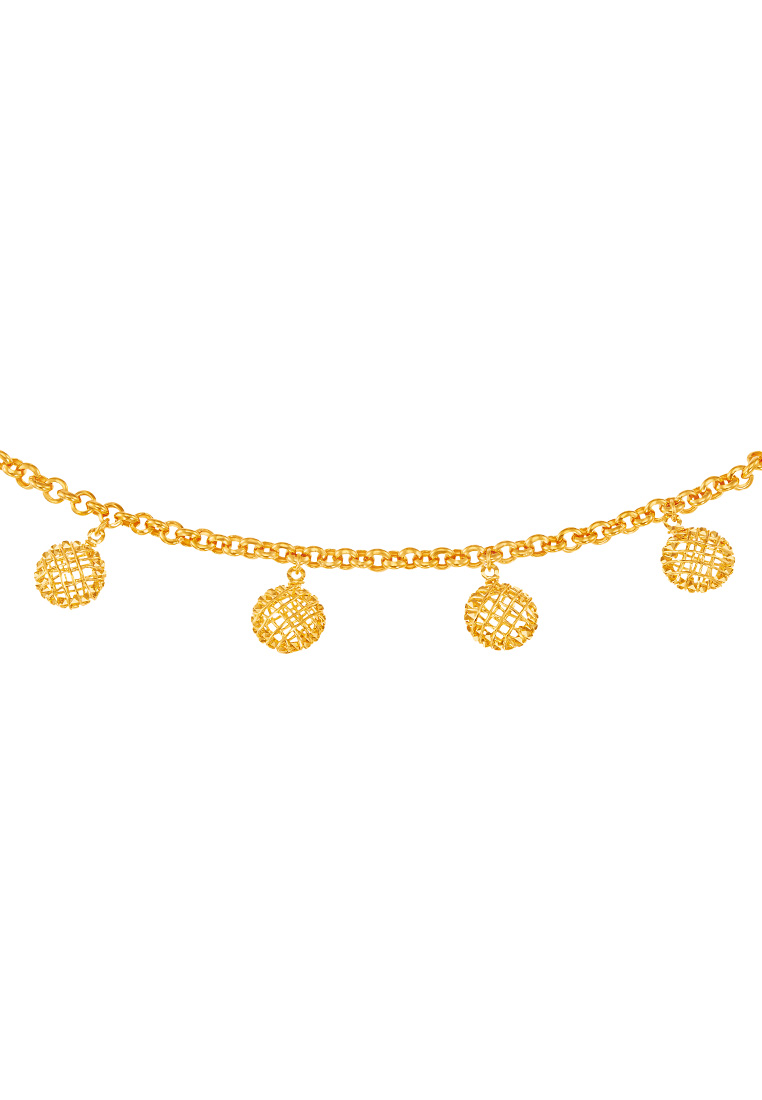 HABIB 916/22K Yellow Gold Bracelet (for baby) TWSK-021224