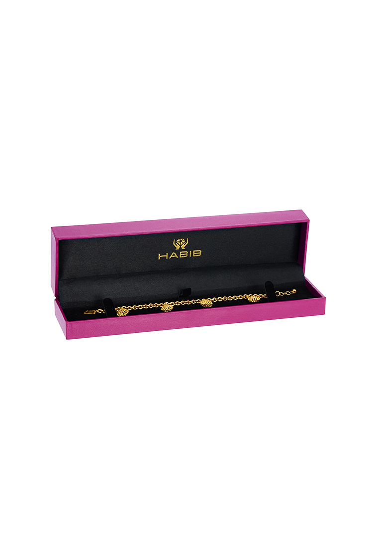 HABIB 916/22K Yellow Gold Bracelet (for baby) TWSK-021224