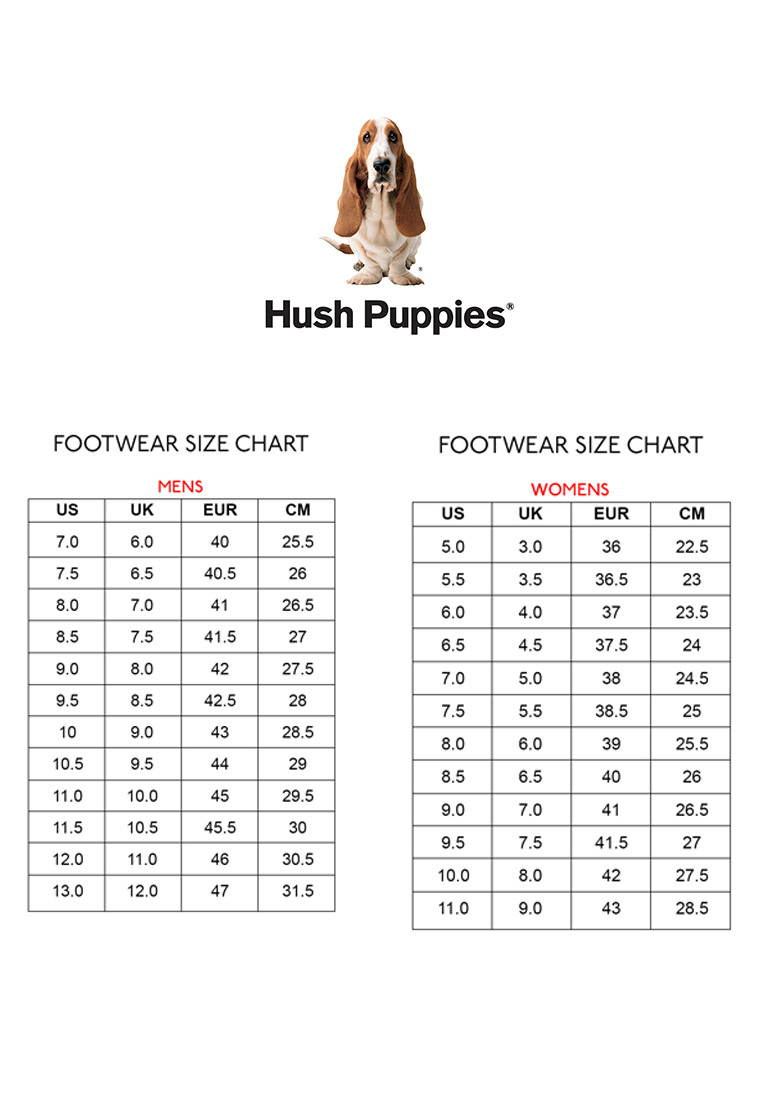 Introducir 55+ imagen hush puppies shoes size chart