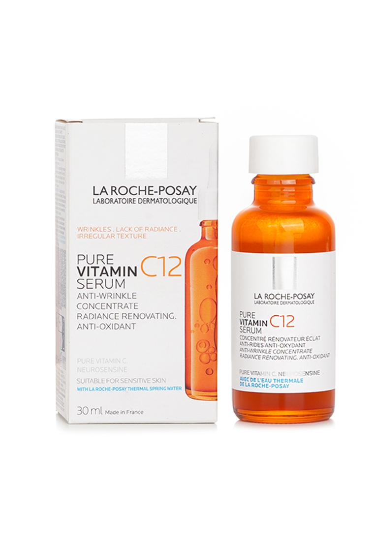 La Roche Posay Pure Vitamin C12 Serum Anti Wrinkle Concentrate, Radiance Renovating, Anti-oxidant 30ml