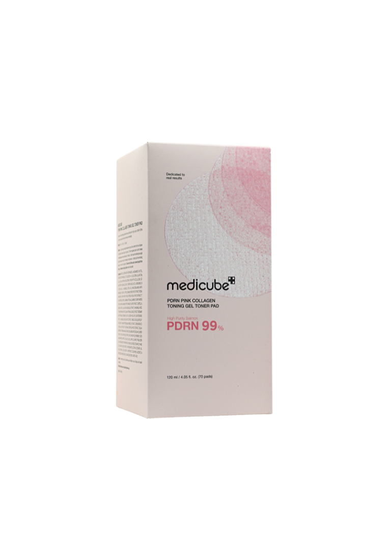 MEDICUBE PDRN Pink Collagen Toning Gel Toner Pad (70pcs)