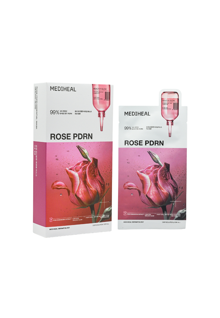 Mediheal Rose PDRN Healthy Glow Essential Mask (10pcs) 10piece