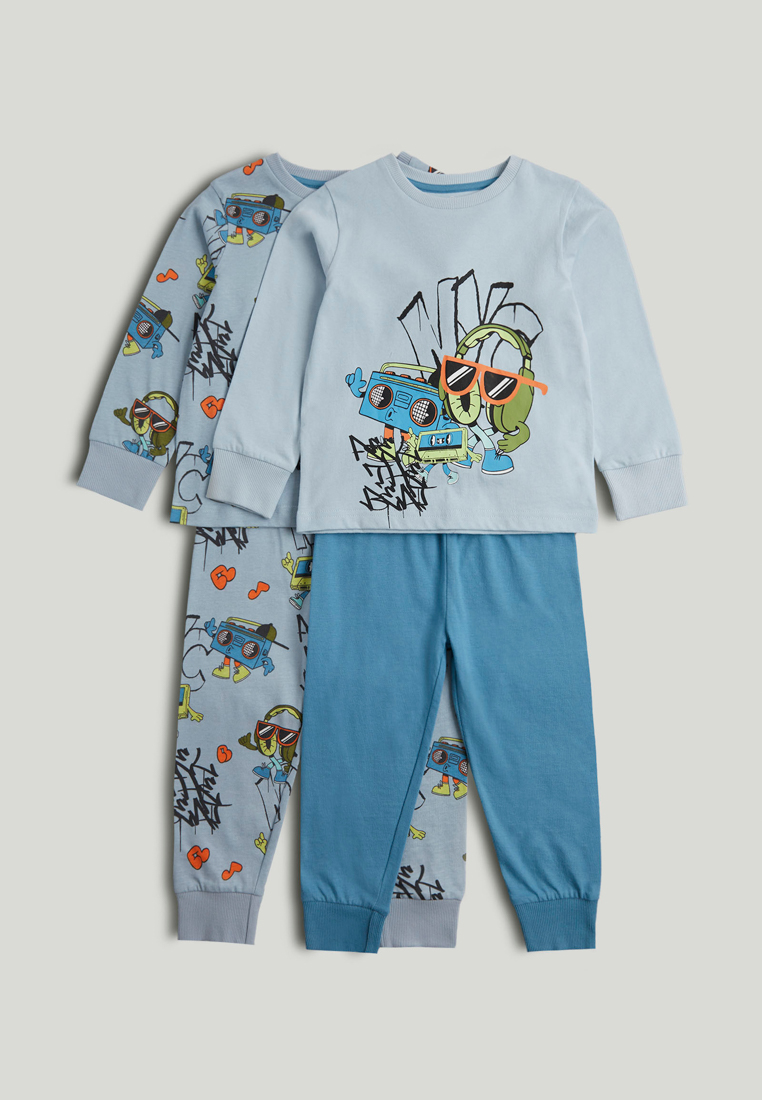 Mothercare 2 Pack Headphones Pyjamas