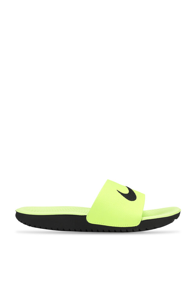 nike flip flops neon