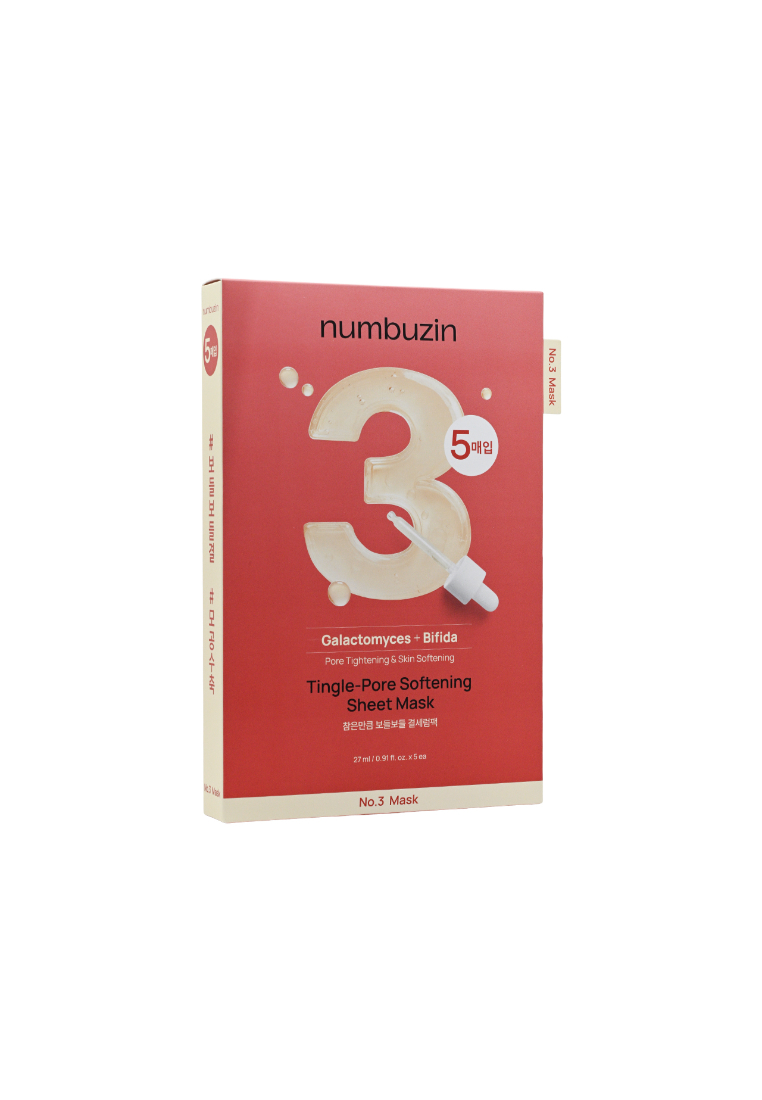 NUMBUZIN No.3 Tingle Pore Softening Mask(5pcs) 5piece