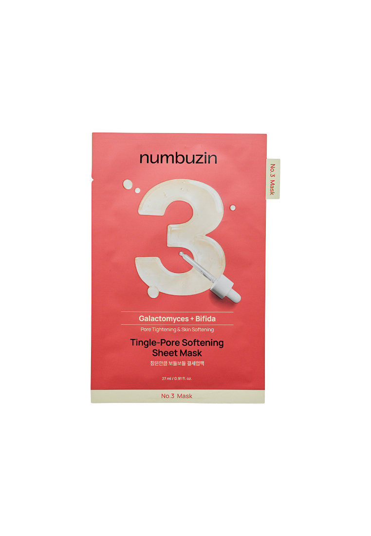 NUMBUZIN No.3 Tingle Pore Softening Mask(5pcs) 5piece