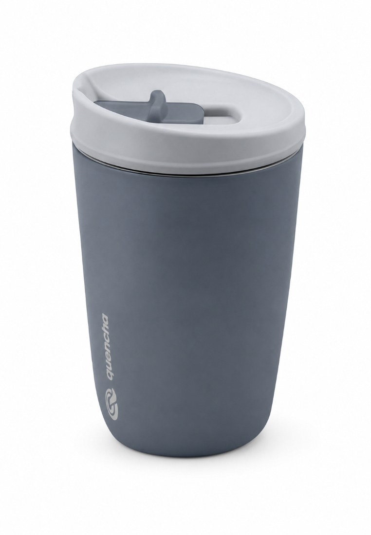Quencha 14oz Insulated Tumbler Double Wall Cup BPA Free  Horizon Vacuum Flask - Forge Slate