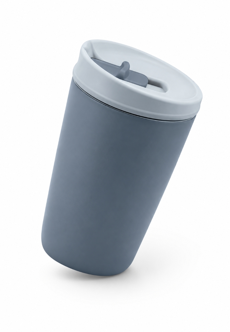 Quencha 14oz Insulated Tumbler Double Wall Cup BPA Free  Horizon Vacuum Flask - Forge Slate