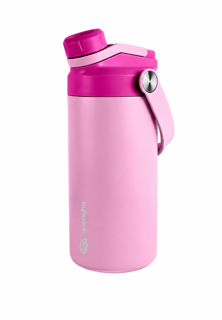 Quencha 14oz Insulated Tumbler Double Wall BPA Free Poply Vacuum Flask - Rosy