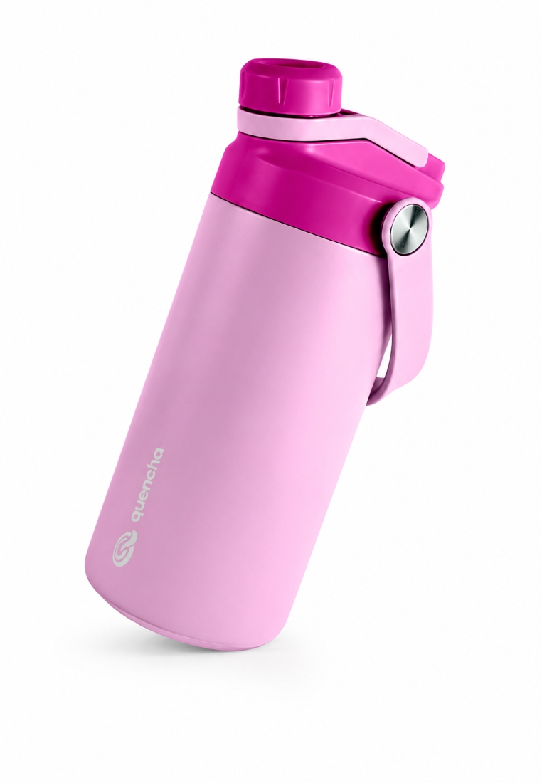 Quencha 14oz Insulated Tumbler Double Wall BPA Free Poply Vacuum Flask - Rosy