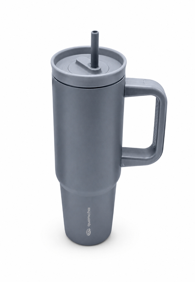 Quencha 40oz Insulated Mug Tumbler Double Wall BPA Free Horizon Vacuum Flask - Forge Slate