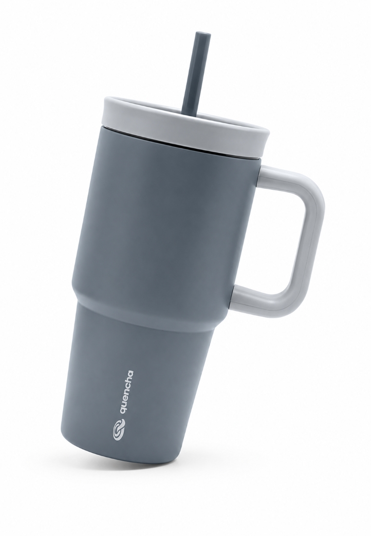 Quencha 40oz Insulated Mug Tumbler Double Wall BPA Free Horizon Vacuum Flask - Forge Slate