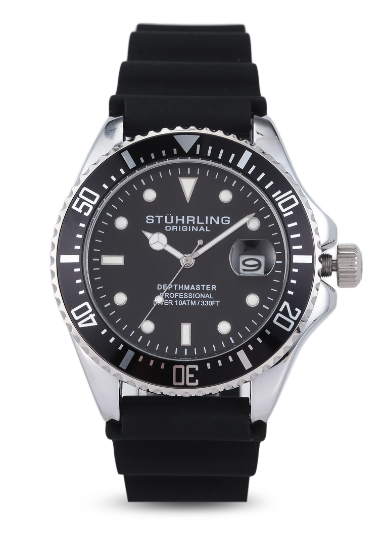 スクリュー STUHRLING ORIGINAL 100mダイバーズウォッチ スイス