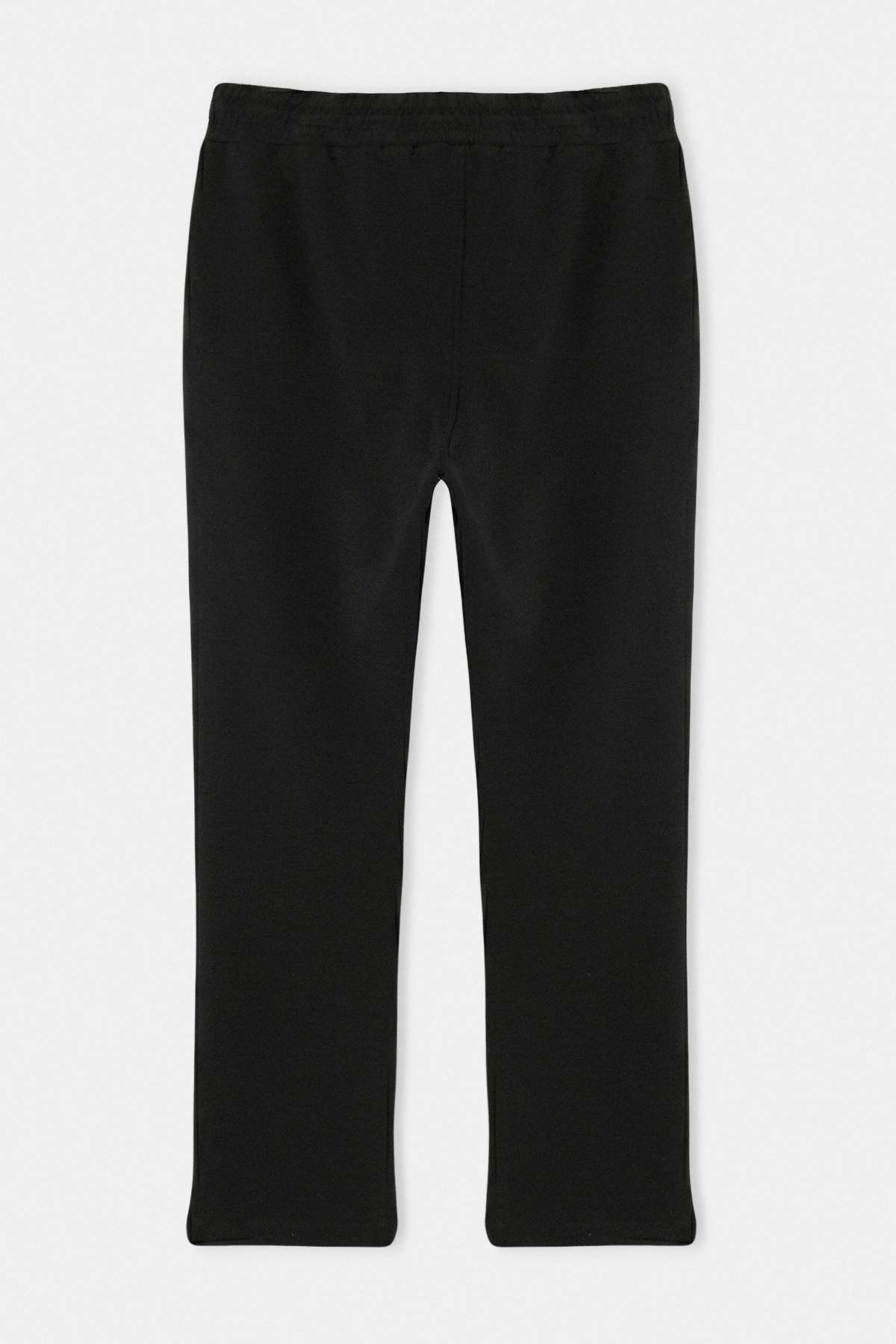 Trendyol Black Regular Fit Tok Fabric Knitted Pants Sweatpants Tmnaw27Ea00002