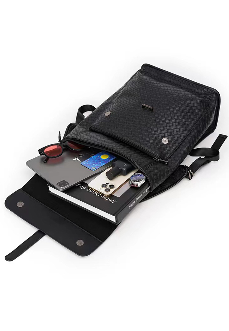 Twenty Eight Shoes Woven Faux Leather Backpack ET1202